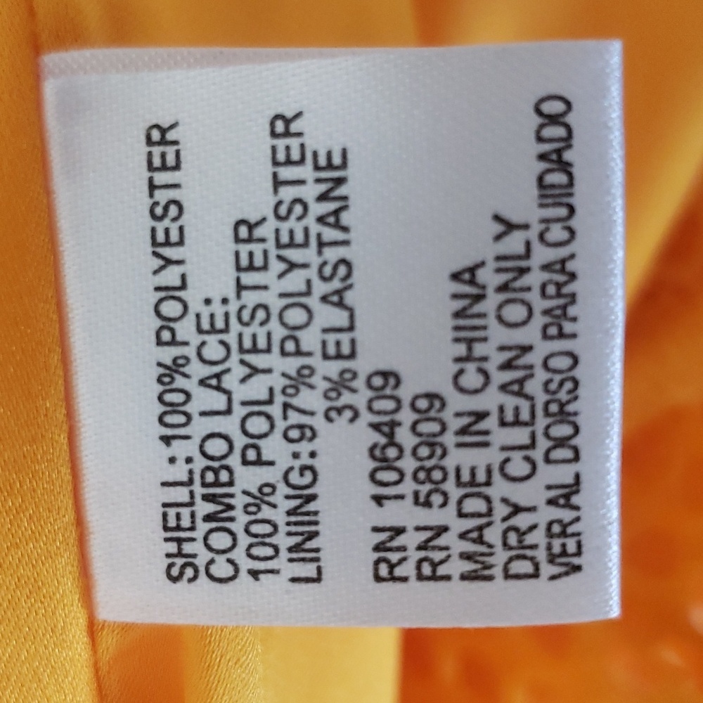 Tahari ASL Honey On My Mind Lace Apron Neck Dress Size 2 NEW - Picture 10 of 10